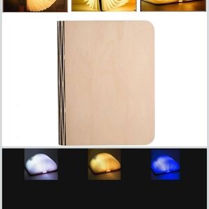 7 Colors Rechargeable Folding Book Lamp (41)
